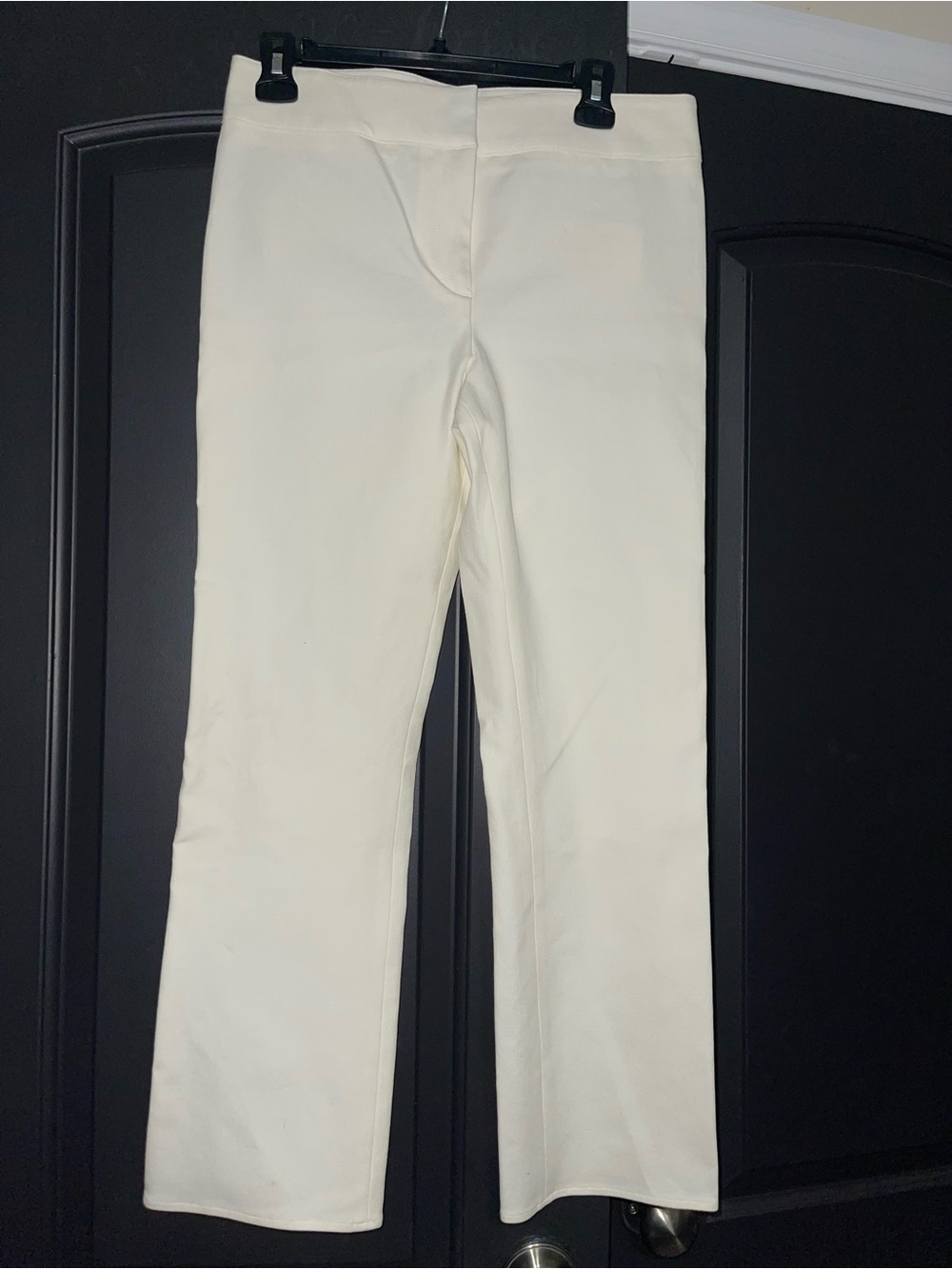 Veronica Beard Ivory Tailored Trousers
